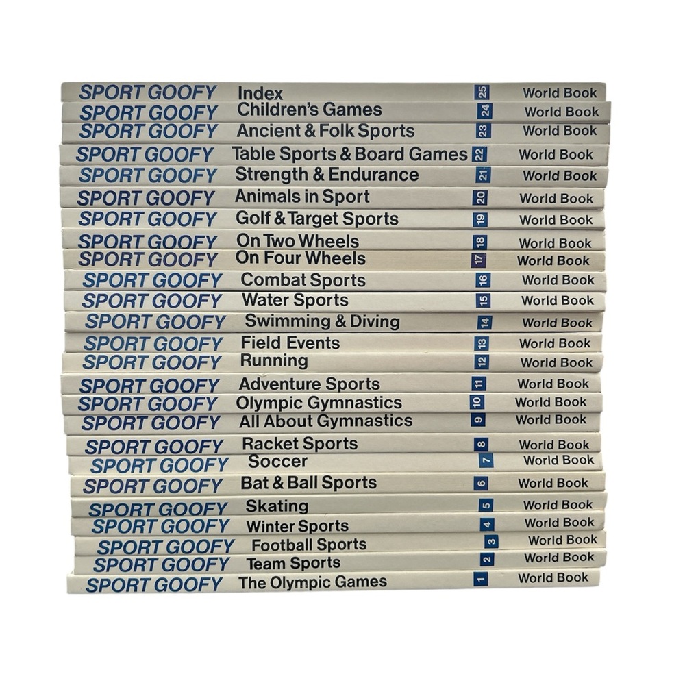 Walt Disney's 1983 Goofy Sports Encyclopedia Collection 1-25 Complete set - Picture 2 of 10
